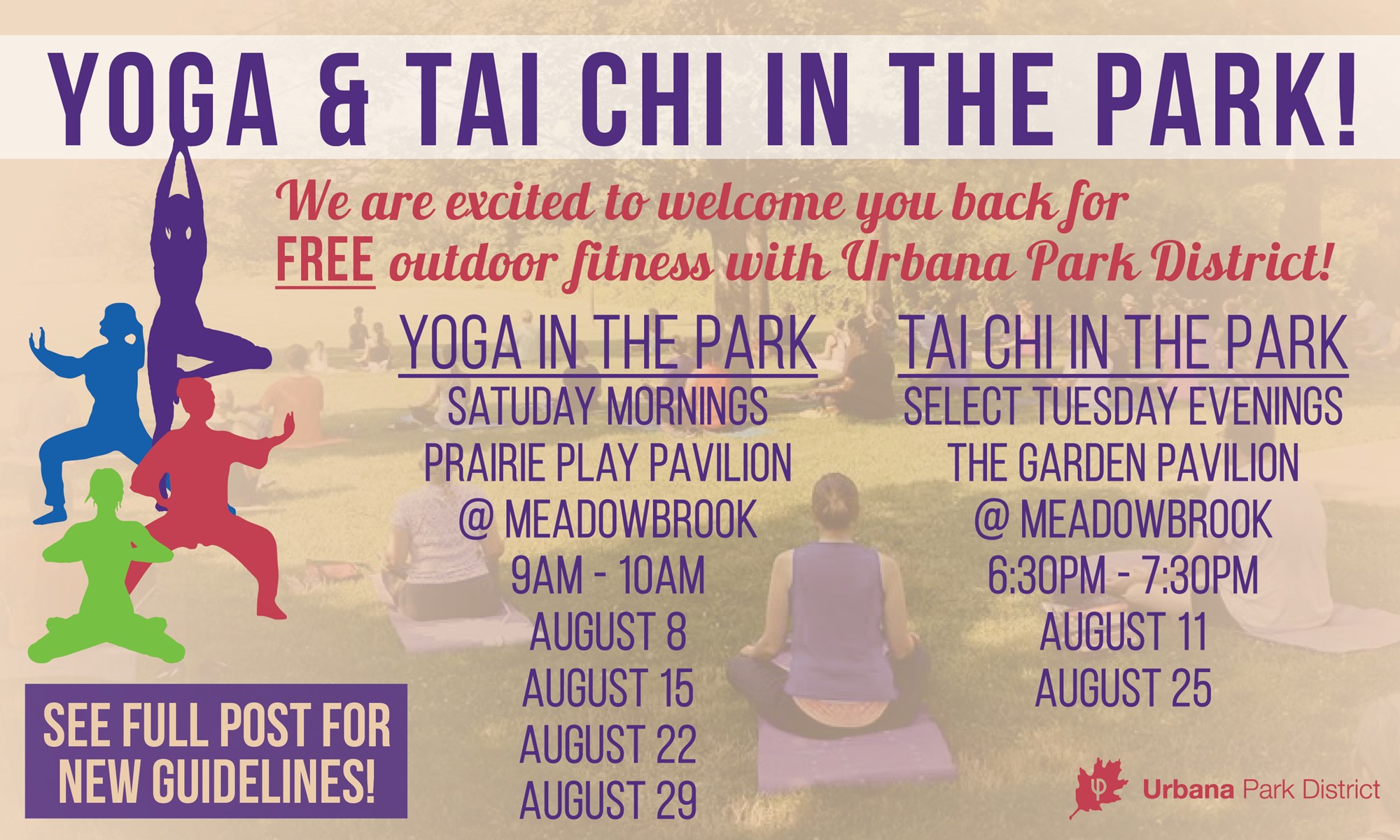 Yoga and Tai Chi in the Park is back! - General News - News
